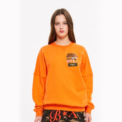 블락스요하닉스 CREWNECKS(ORANGE),DCL스토어,BLACX YOHANIX (Unisex)