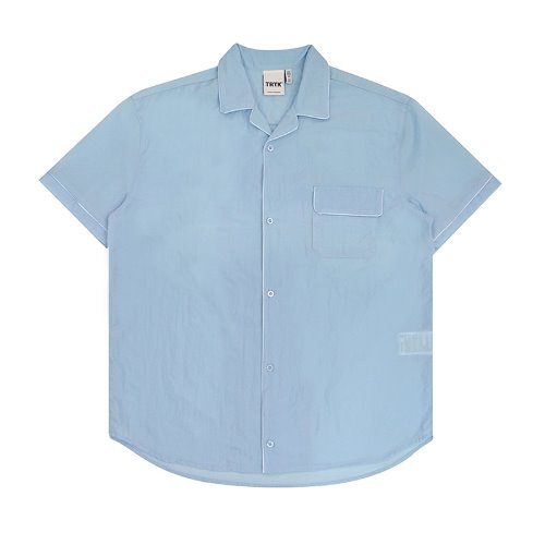 트라이투톡 T30S PIPING HALF SHIRT(SKY BLUE)