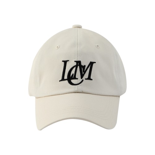 로코모티브 시그니처 빅로고 볼캡 아이보리 LCM ballcap