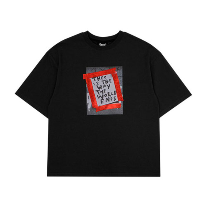 매치글로브 FOIL BOX TEE (black),DCL스토어,MATCHGLOBE (Woman)