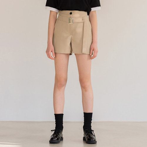 매치글로브 MG8S BUCKLE SHORTS_beige,DCL스토어,MATCHGLOBE (Woman)