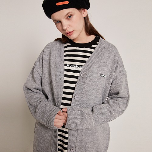 매치글로브 MG9S OVERFIT KNIT CARDIGAN(GRAY),DCL스토어,MATCHGLOBE (Woman)