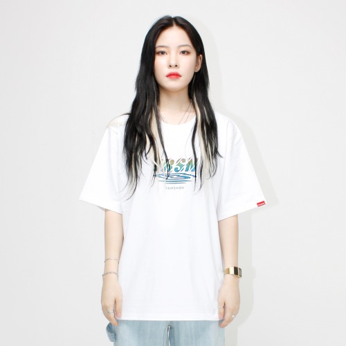 트립션 RAINBOW REFLECTOR 티셔츠 화이트,DCL스토어,TRIPSHION (Unisex)