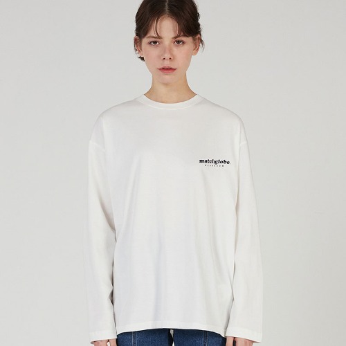 매치글로브 MG0S LOGO BOX TEE(IVORY)