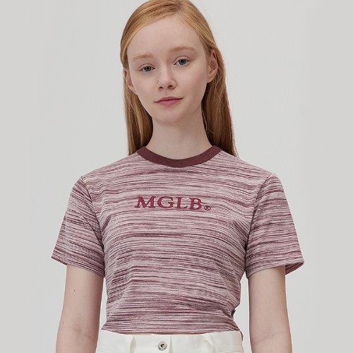 매치글로브 MG0S COLOR LINE CROP TEE(PINK)