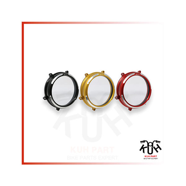 CNC RACING ] 두카티 파니갈레 V2 (20-) Clear oil bath clutch cover Ducati Panigale BICOLOR CA200B