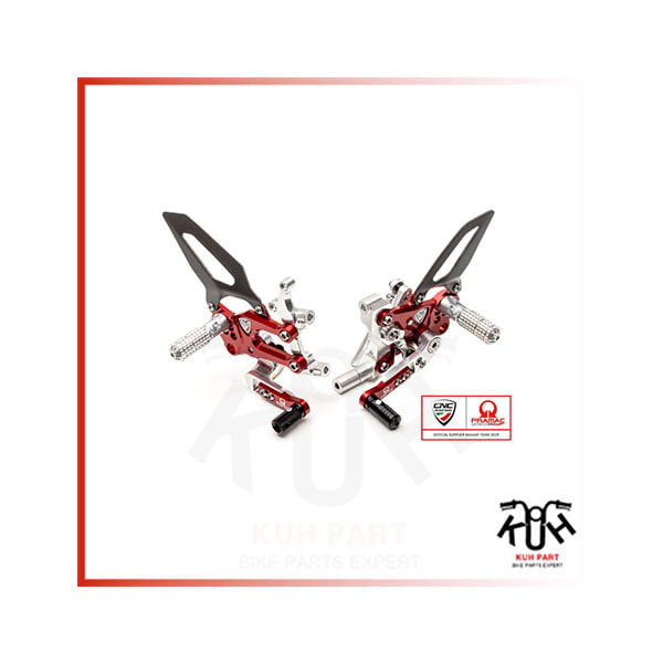 CNC RACING ] 두카티 파니갈레 V2 (20-) Adjustable rear sets Team Pramac MotoGP Limited Edition PE400PR