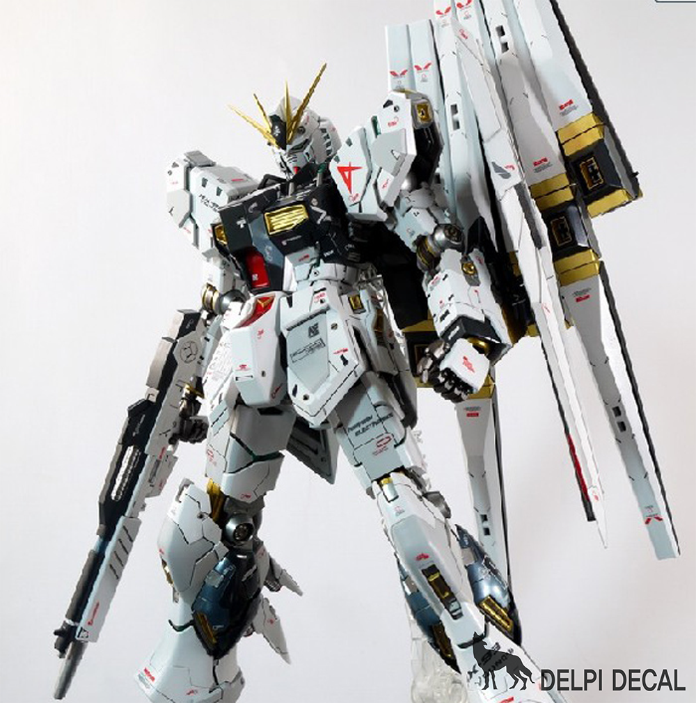 SET] MG ν Gundam RX-93 Metal Parts Set - DelpiDecal
