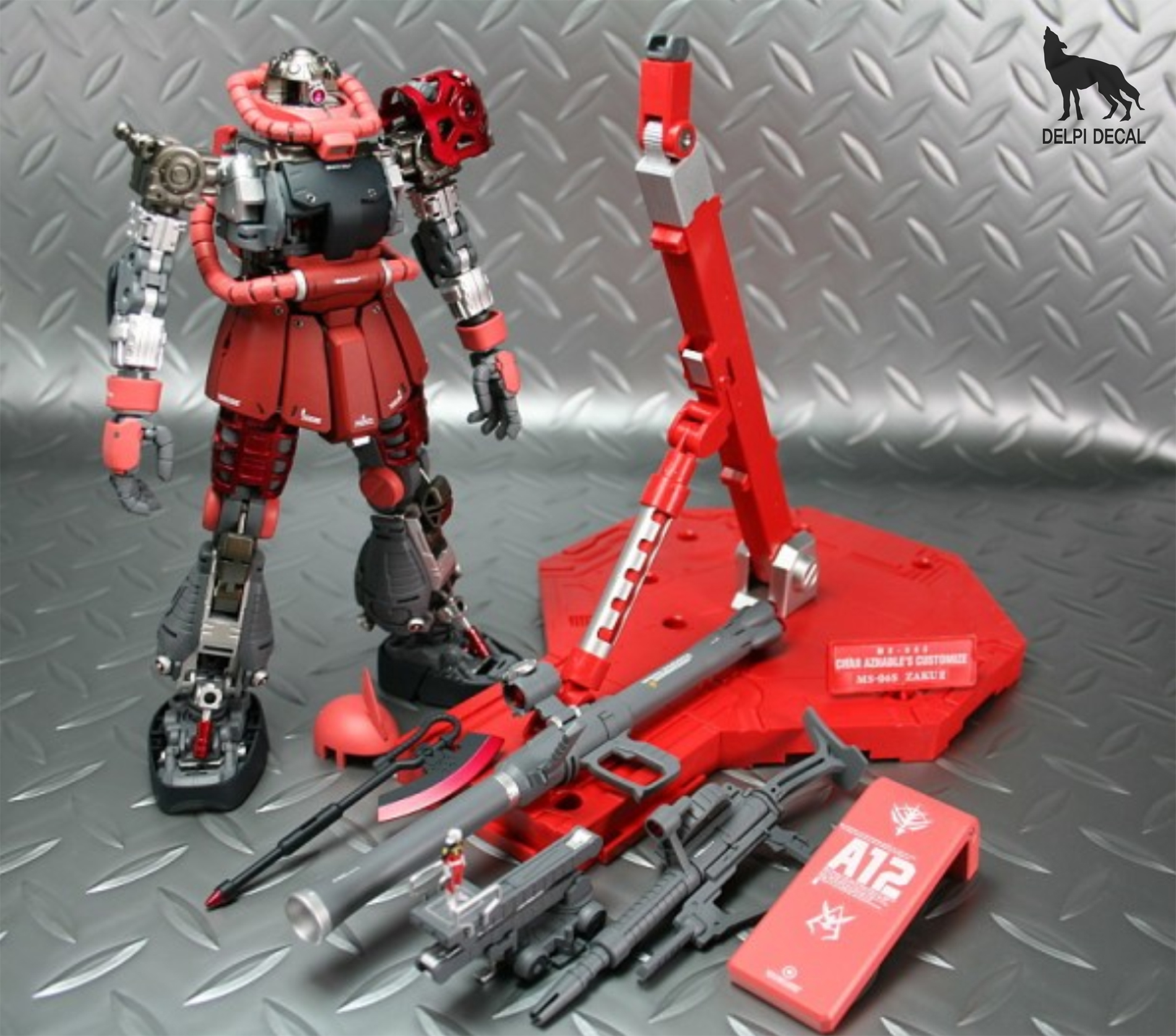 SET] MG Char's Zaku II Metal Parts Set - DelpiDecal