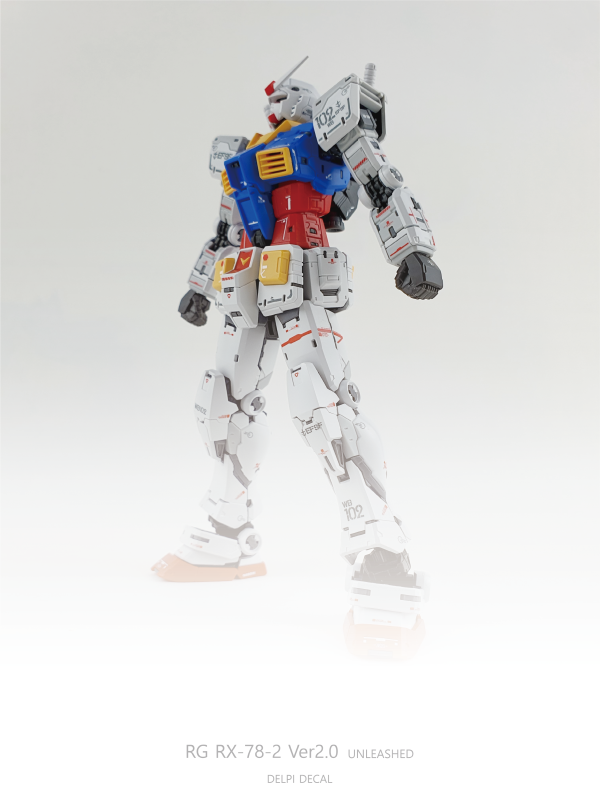 【doge】WCP作品2点 RG RX-78-2 2.0 UNLEASHED style WATER DECAL - DelpiDecal