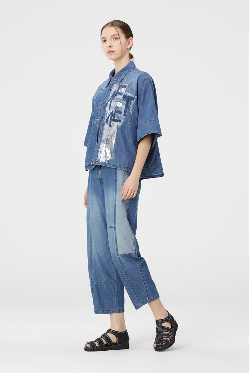 AIDEN DENIM PANTS BLUE