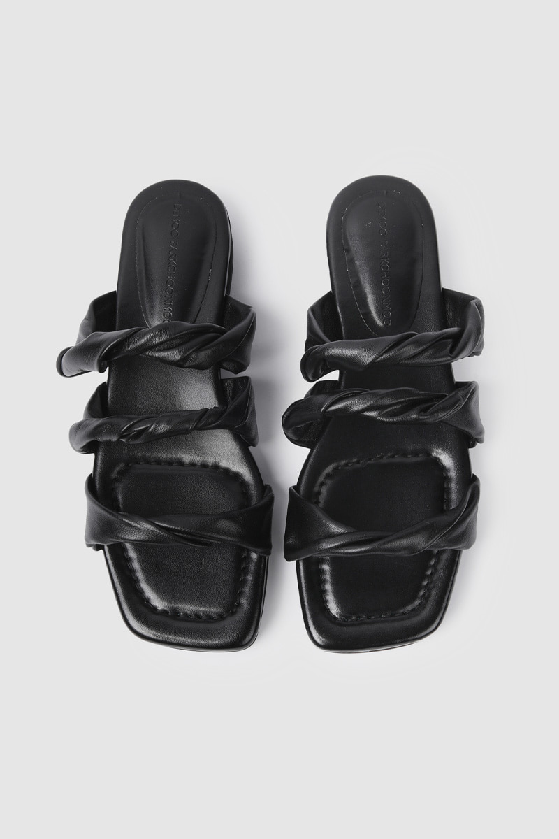 TERRA TWISTED SHOES BLACK
