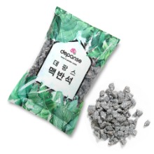 데팡스 맥반석 1kg 3kg 자갈돌 강자갈 정원 마당 화분 자갈 조약돌 화분돌 콩자갈