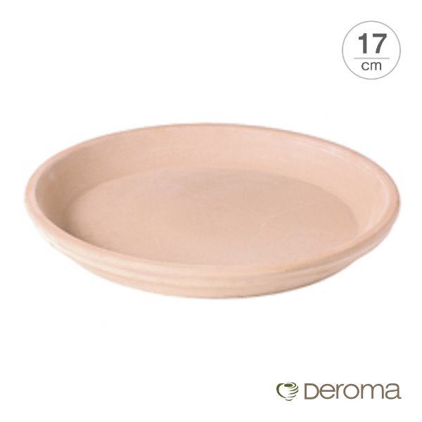 [데로마 Deroma] 테라코타 이태리토분 화분받침대 소토바소 라운드(17cm)