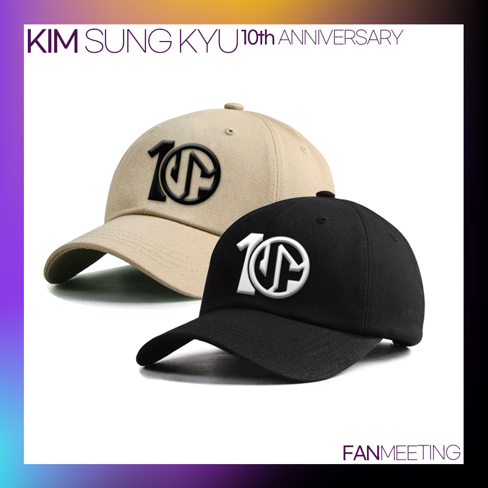 KIM SUNG KYU 10th ANNIVERSARY BALL CAP (OVERSEA)