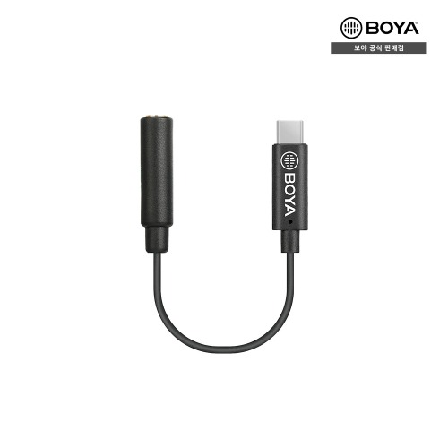 BOYA 보야 BY-K4 3.5mm to USB C타입 변환 어댑터