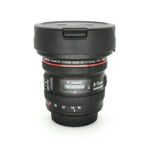 [중고] 캐논 EF 8-15mm F4L Fisheye USM 어안 줌 렌즈 정품 93%