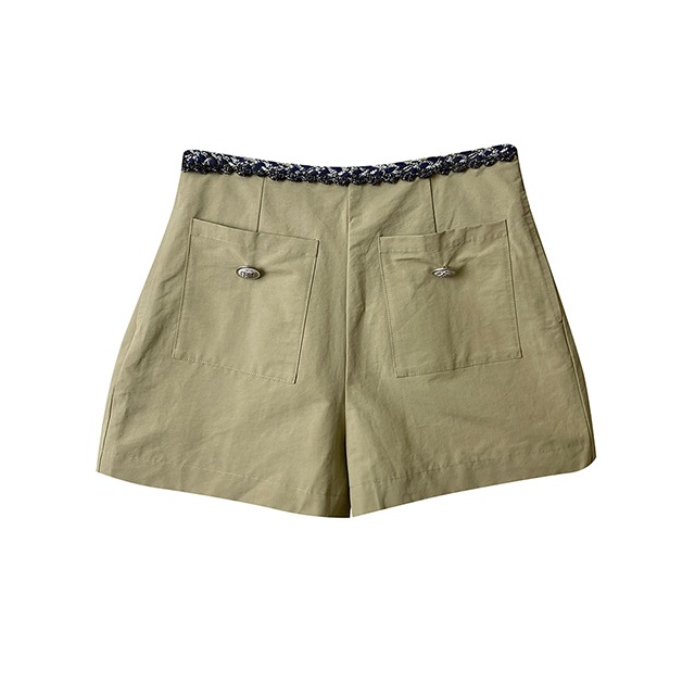 Safari Vintage Tweed line Shorts