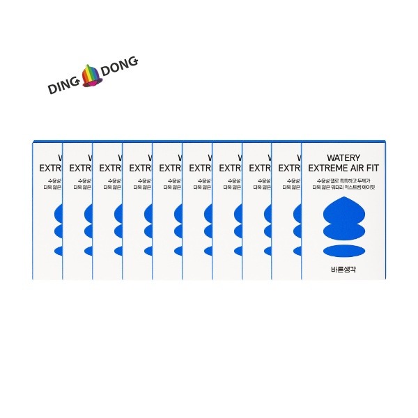 [바른생각]워터리익스트림에어핏 10p  10박스