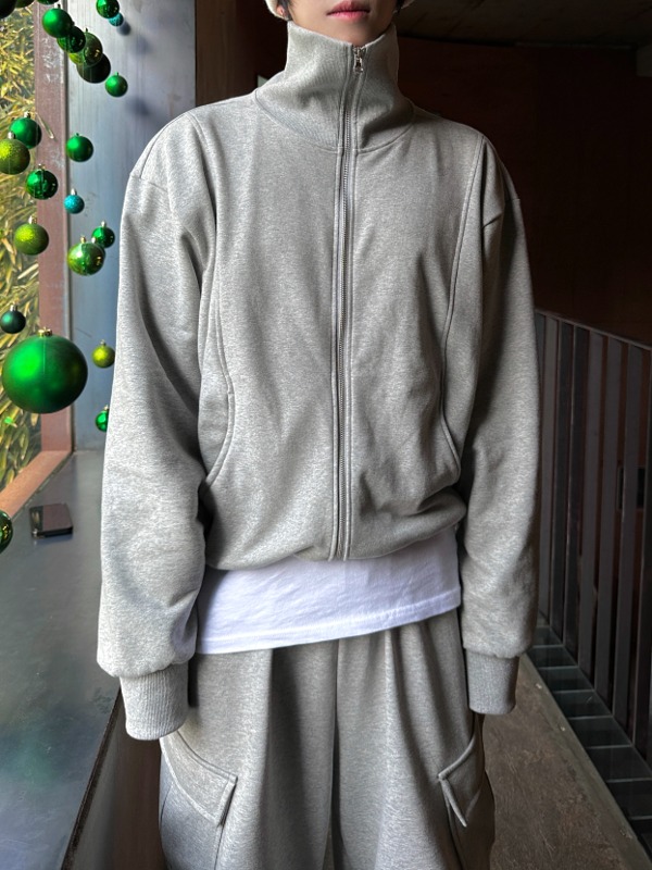 Direct high neck sweat zip-up 3C