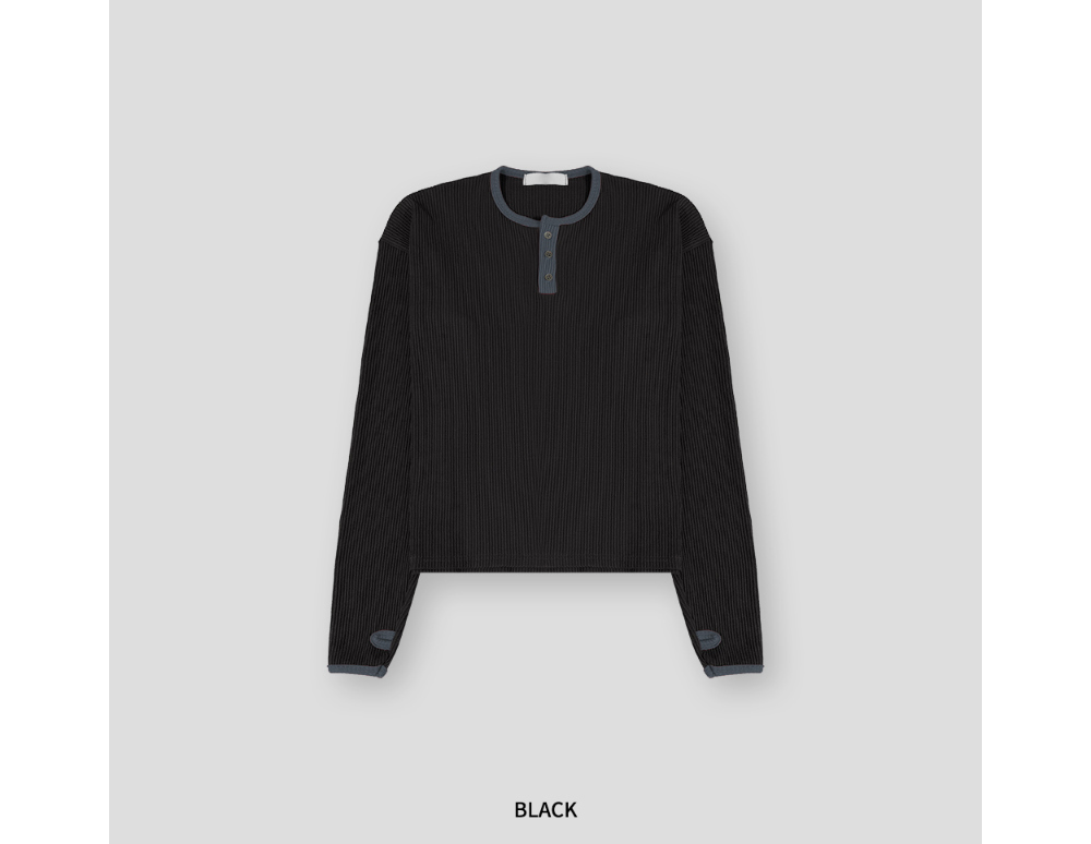 긴팔 티셔츠 차콜 색상 이미지-S2L28