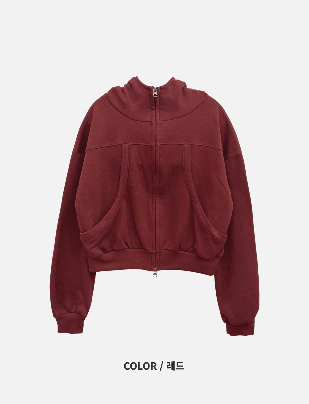 재킷 버건디 색상 이미지-S2L48