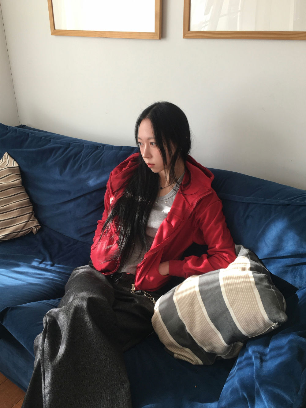 바지 모델 착용 이미지-S2L14