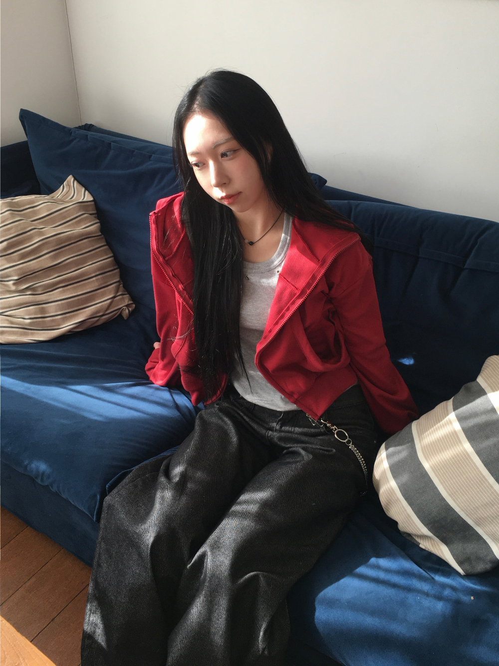 바지 모델 착용 이미지-S2L15