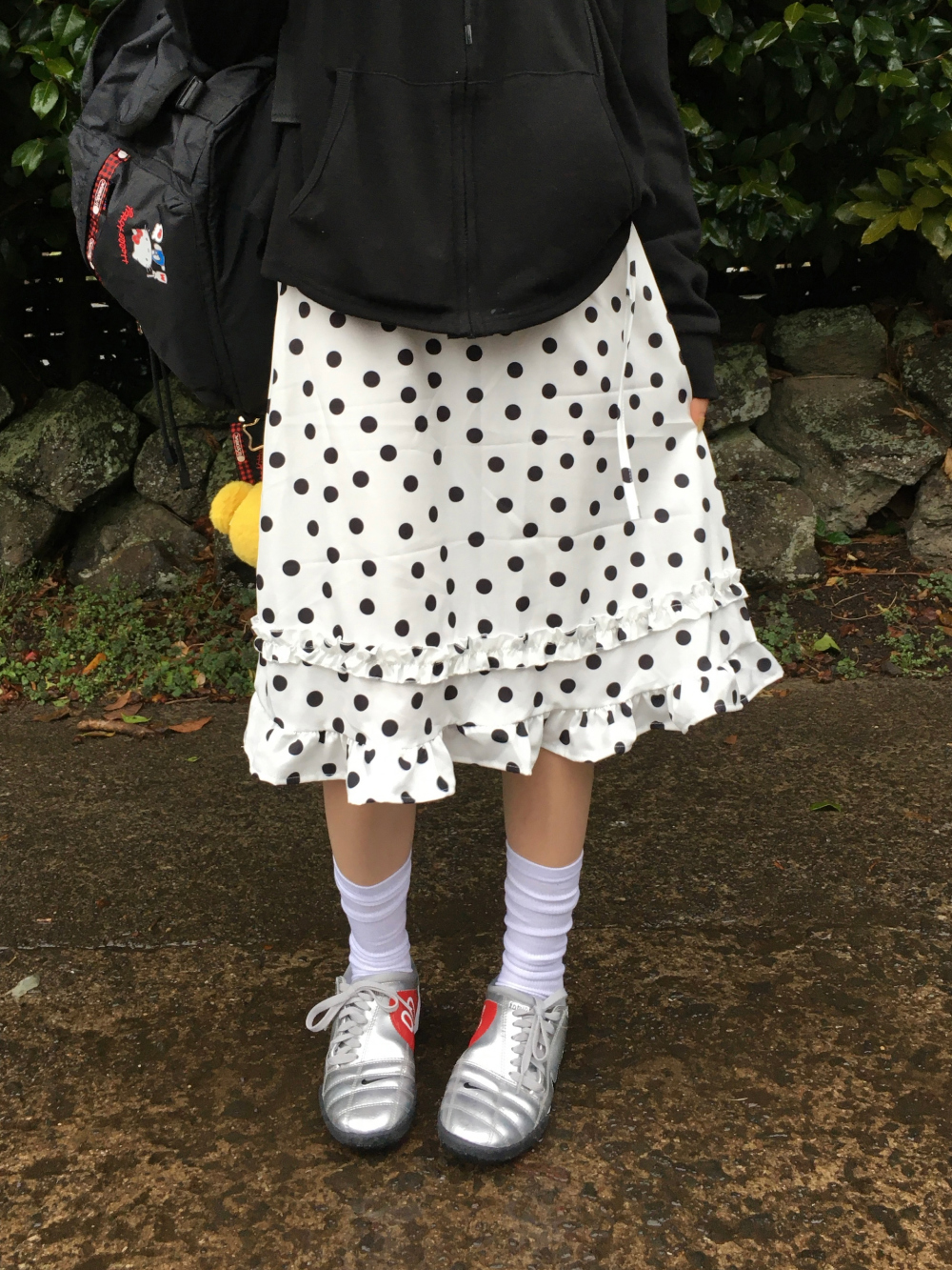 미니 스커트 모델 착용 이미지-S2L14