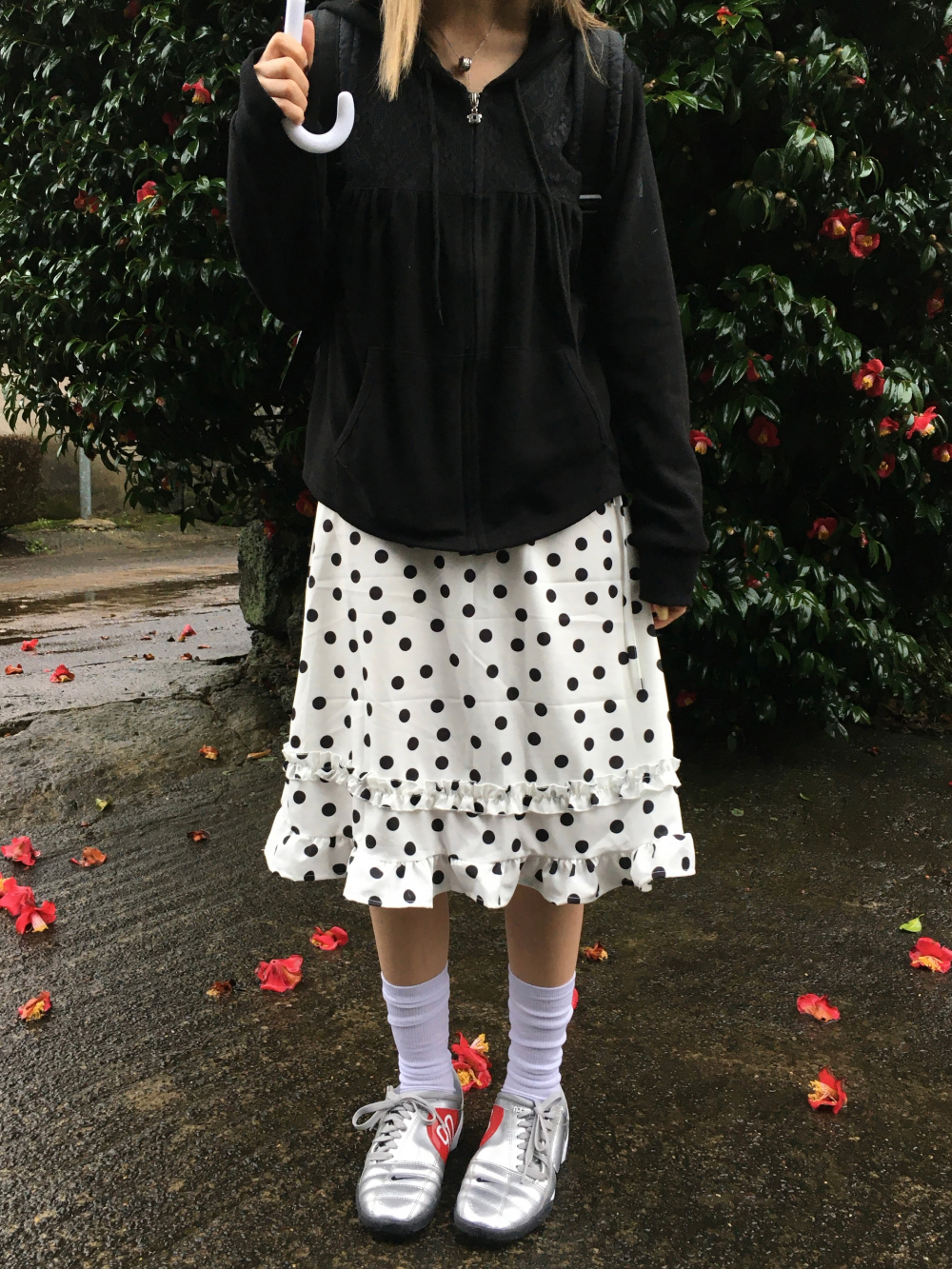 미니 스커트 모델 착용 이미지-S2L12