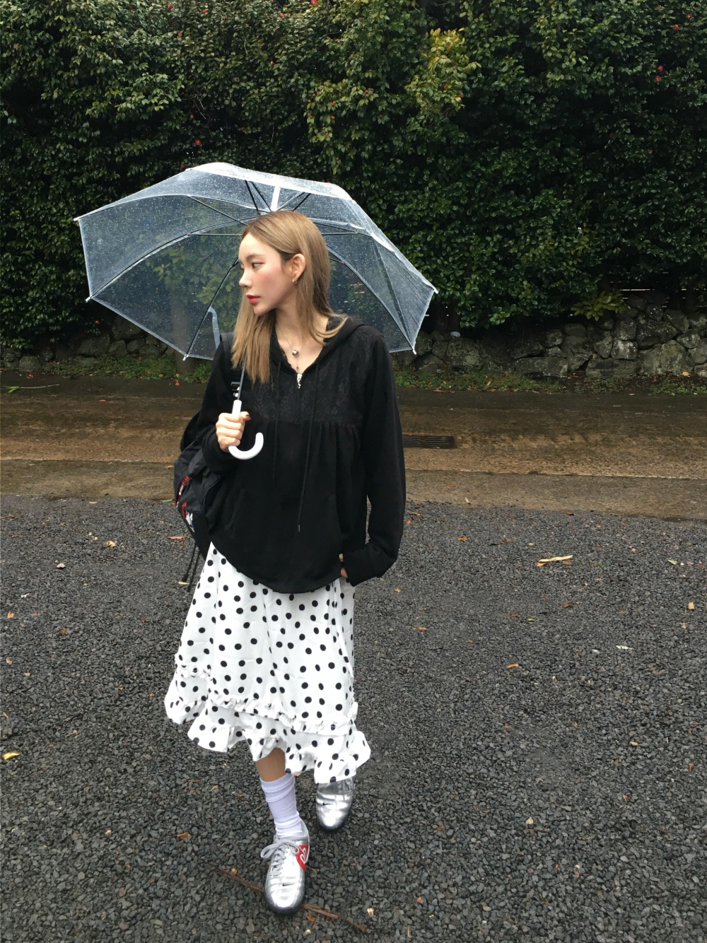 미니 스커트 모델 착용 이미지-S2L6