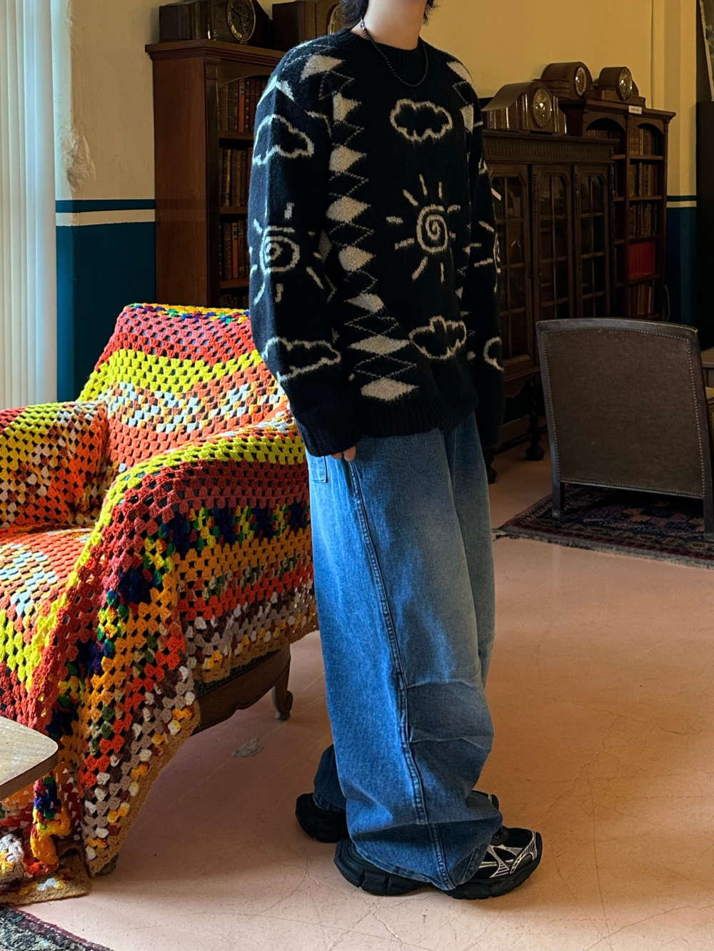 長袖T卹模特兒穿著圖片 - S3L22