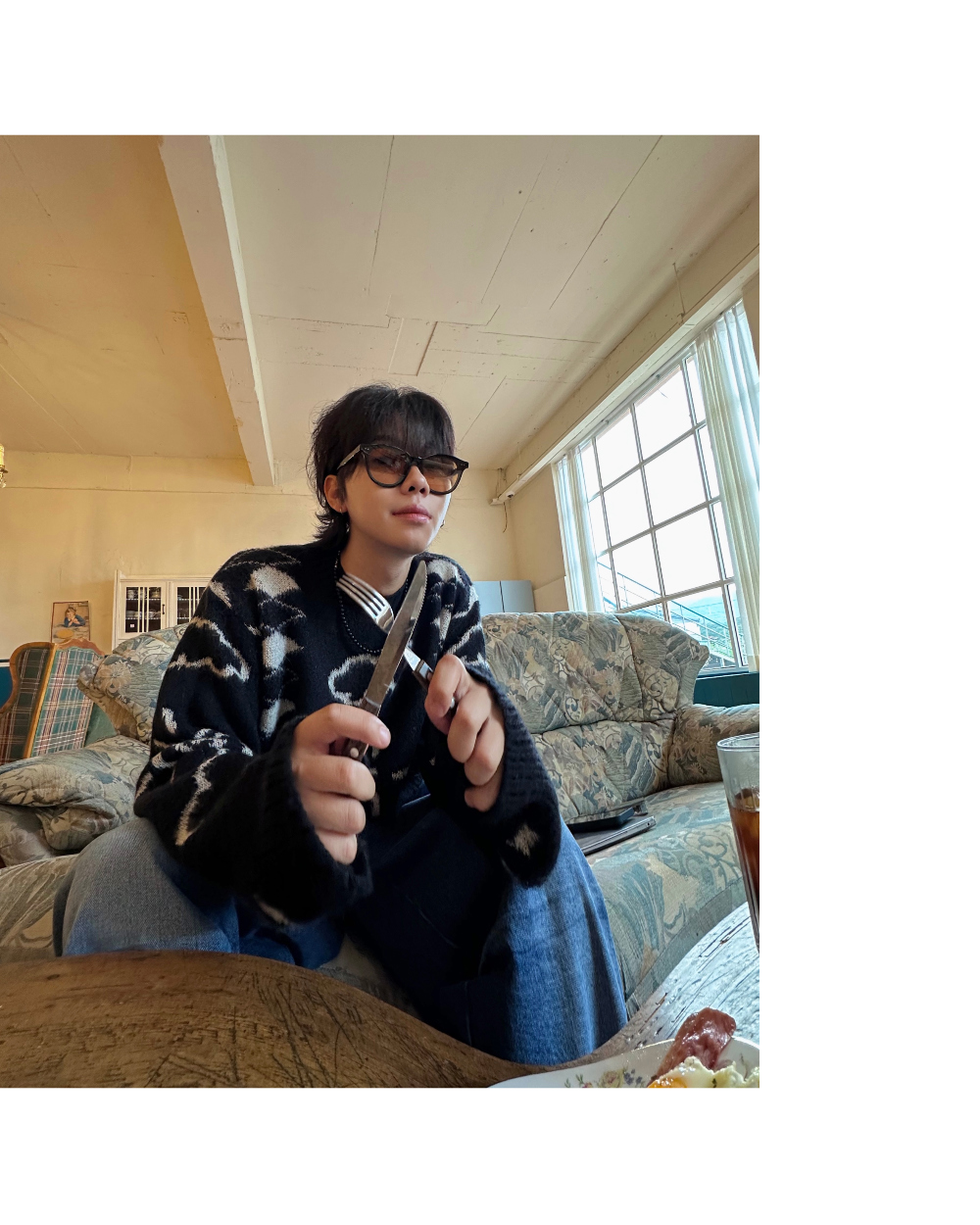 長袖T卹模特兒穿著圖片 - S3L18