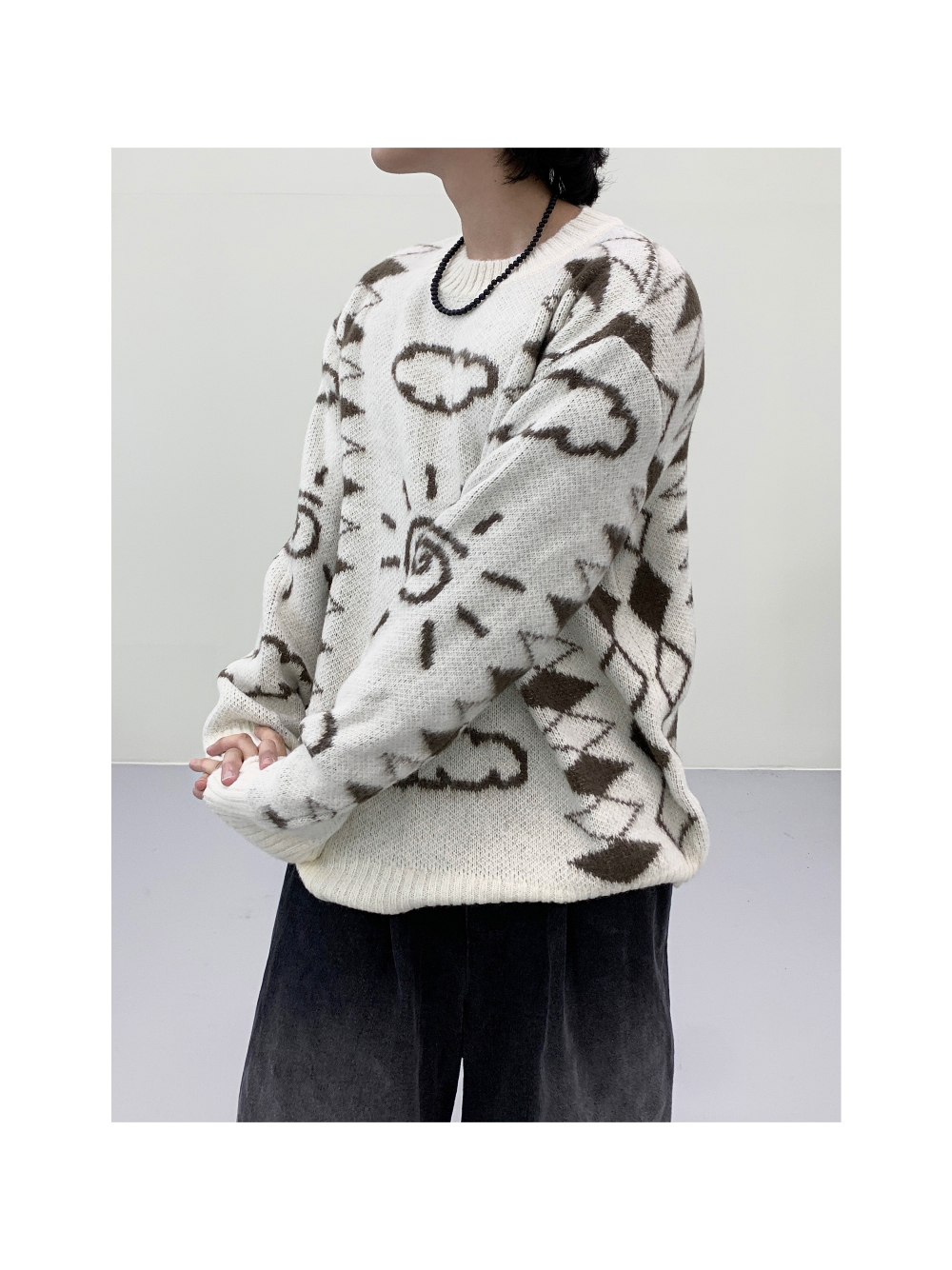 長袖T卹模特兒穿著圖片 - S3L29