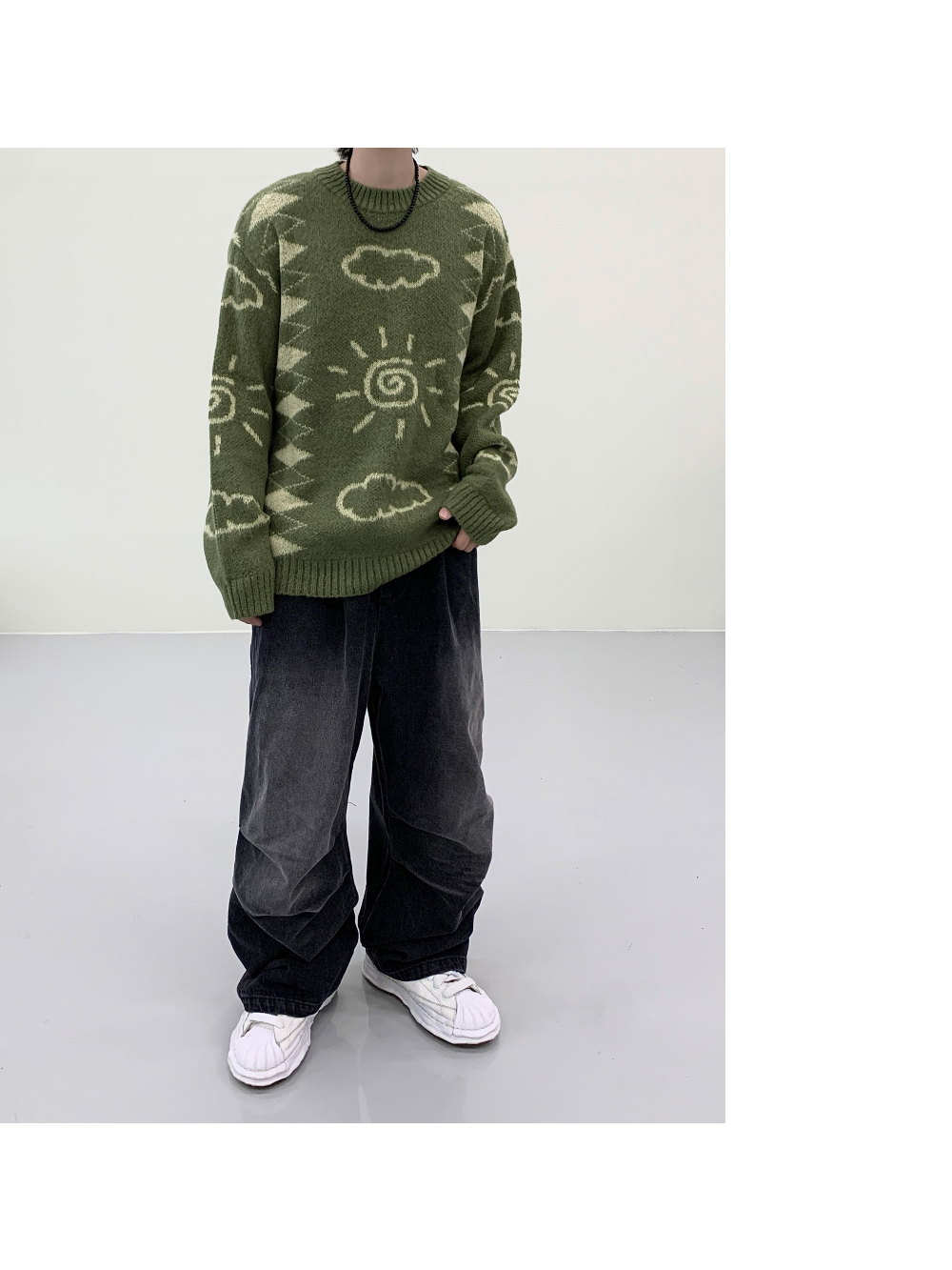 長袖T卹模特兒穿著圖片 - S3L35