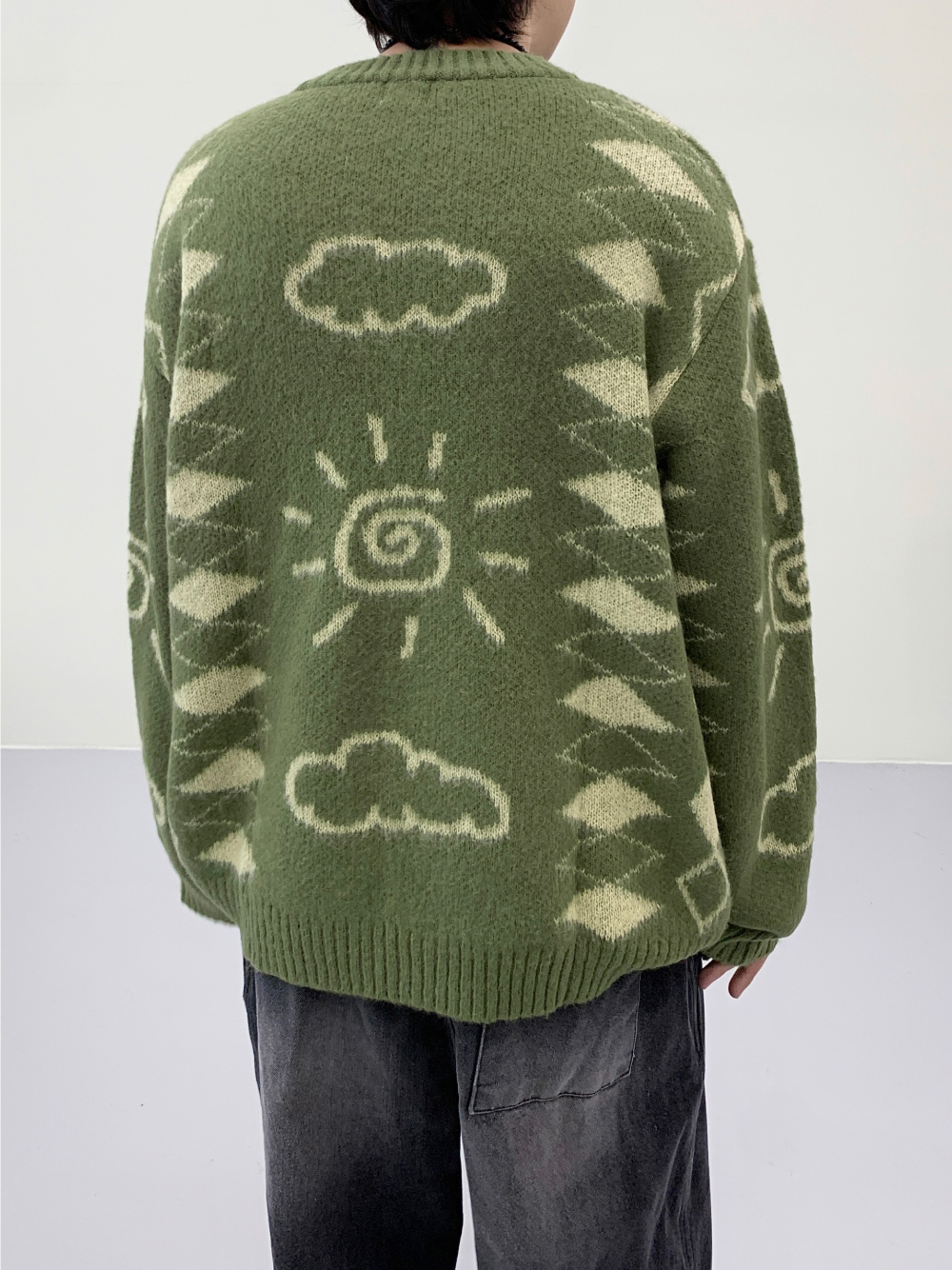 長袖T卹模特兒穿著圖片 - S3L39