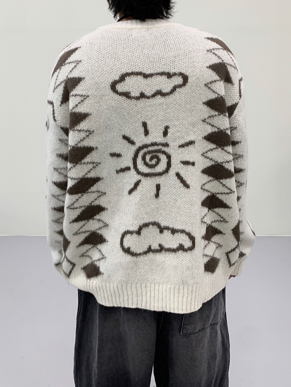 長袖T卹模特兒穿著圖片 - S3L30