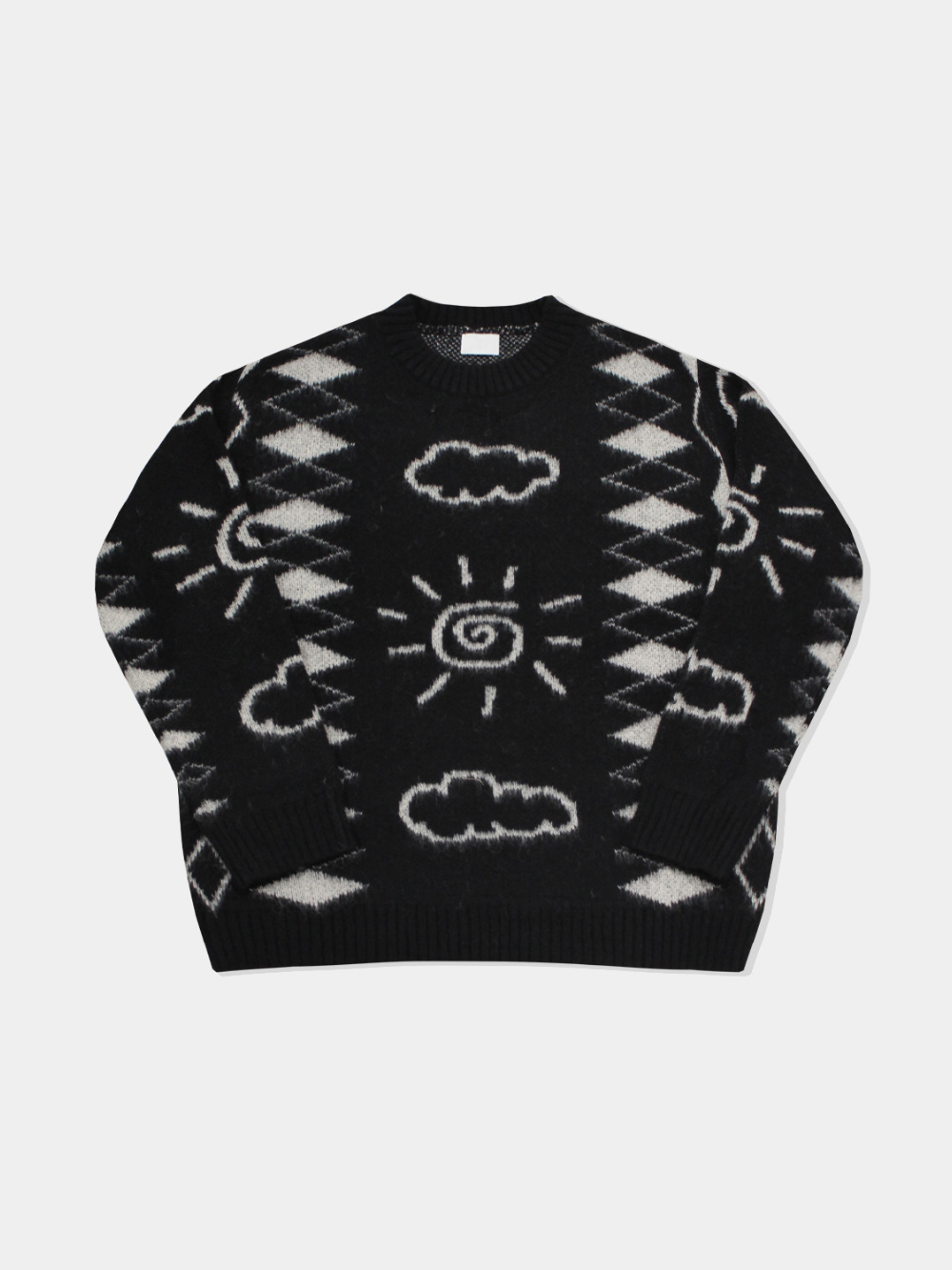 長袖T卹，炭灰色圖片-S1L35