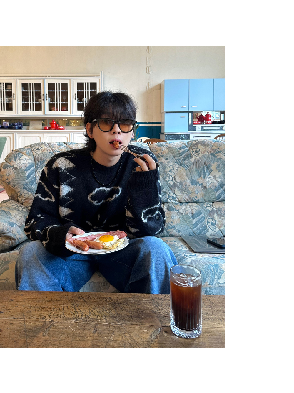 長袖T卹模特兒穿著圖片 - S3L12