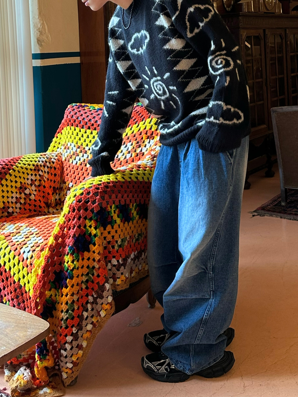 長袖T卹模特兒穿著圖片 - S3L17