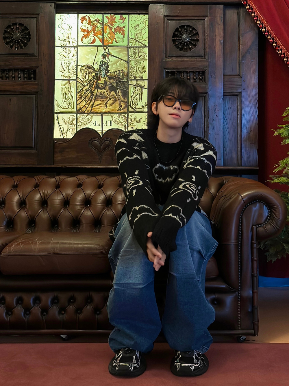 長袖T卹模特兒穿著圖片 - S3L4