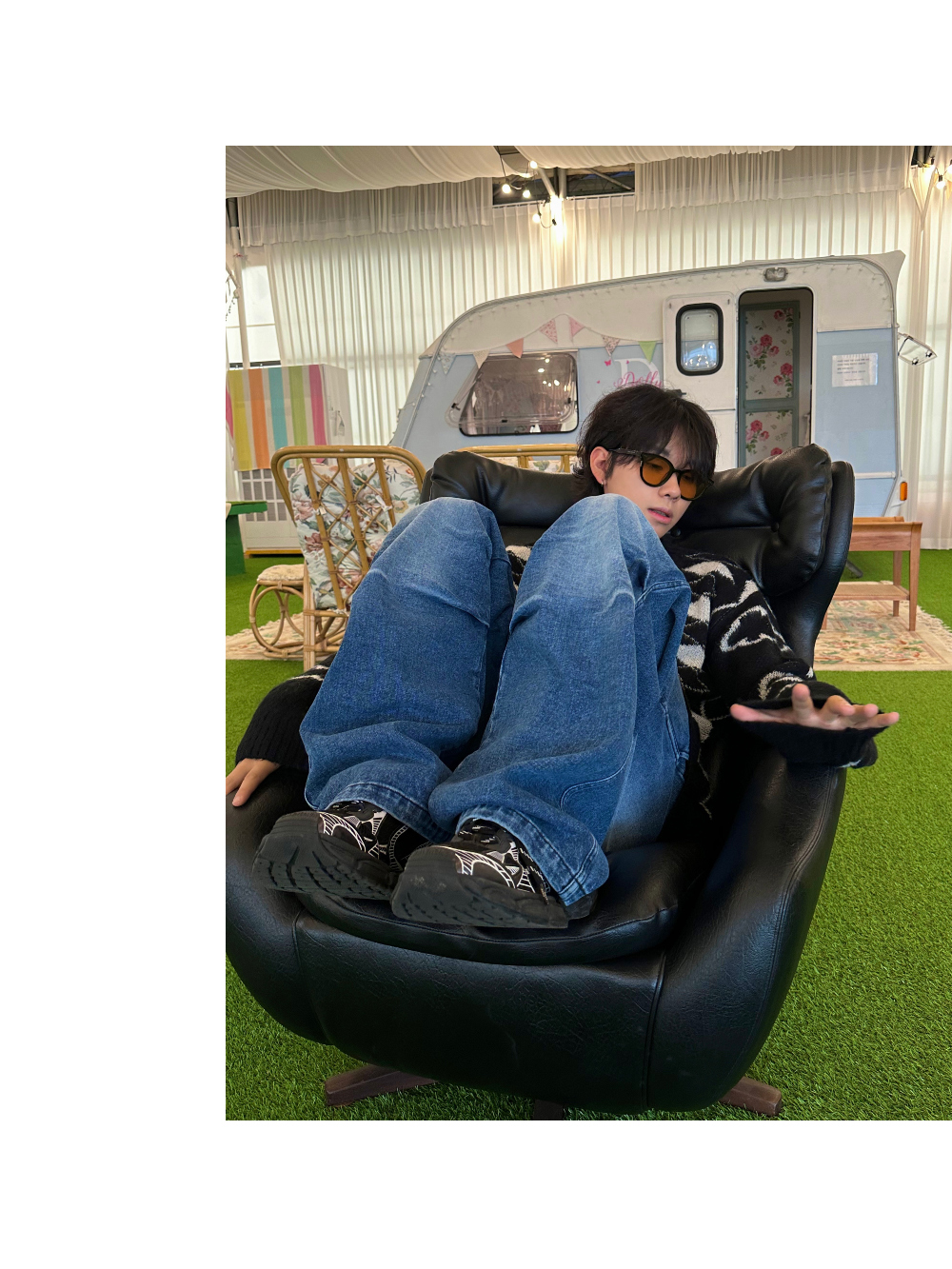 長袖T卹模特兒穿著圖片 - S3L19