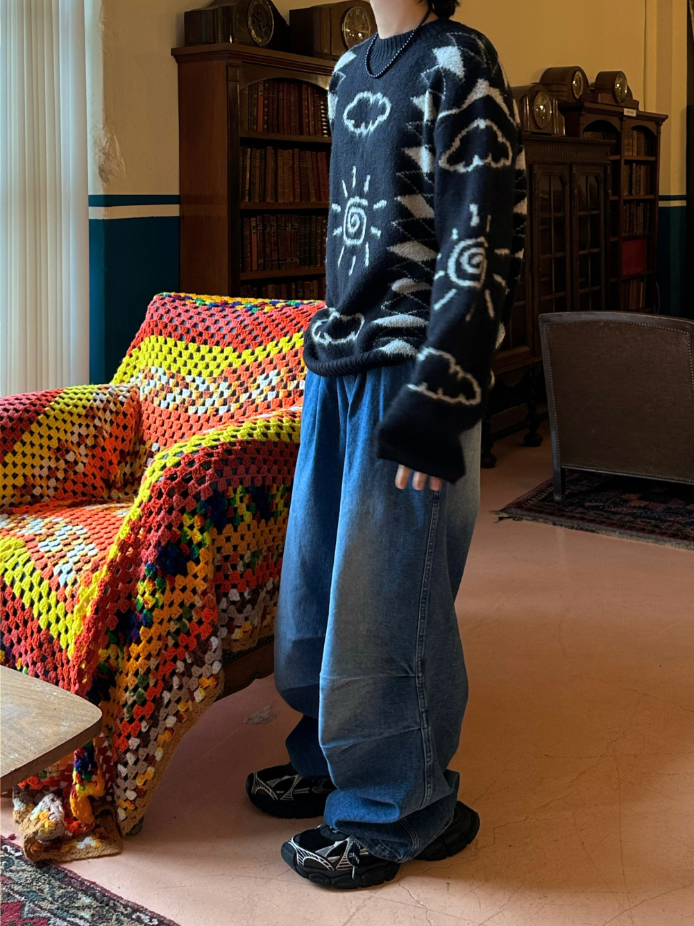 長袖T卹模特兒穿著圖片 - S3L16