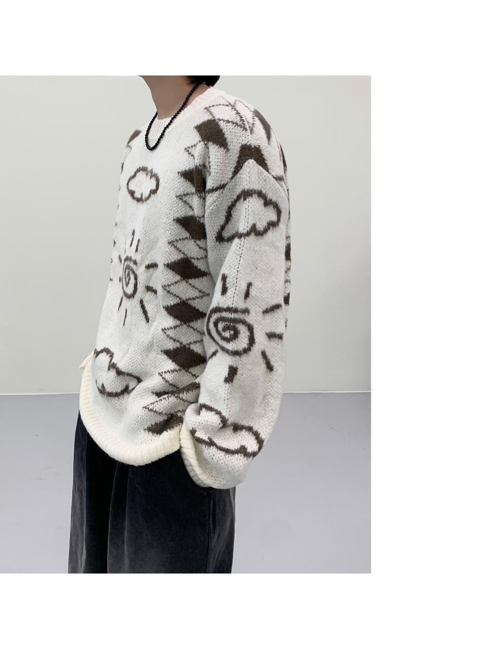 長袖T卹模特兒穿著圖片 - S3L31