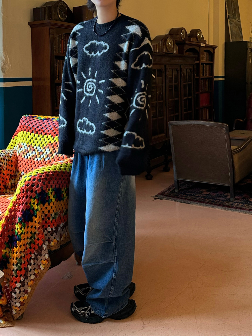 長袖T卹模特兒穿著圖片 - S3L20