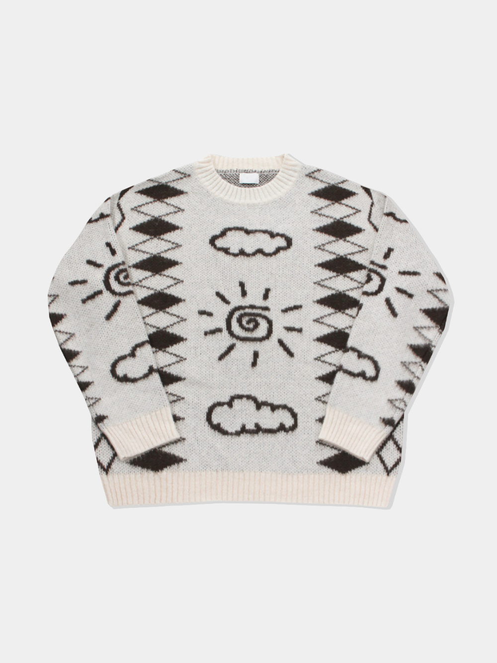 白色長袖T卹 圖片-S1L36