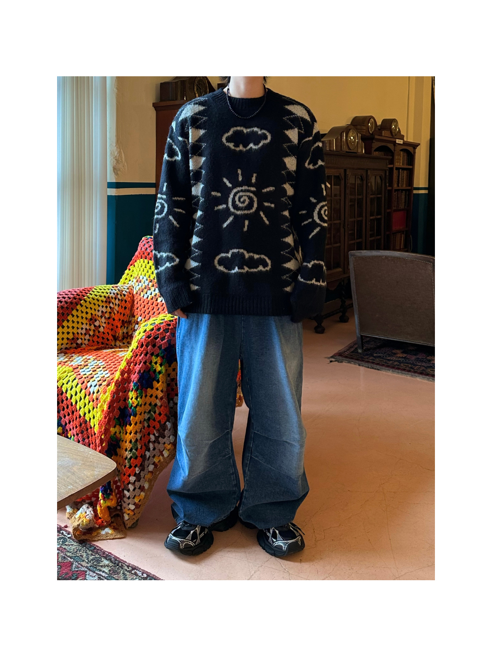 長袖T卹模特兒穿著圖片 - S3L15