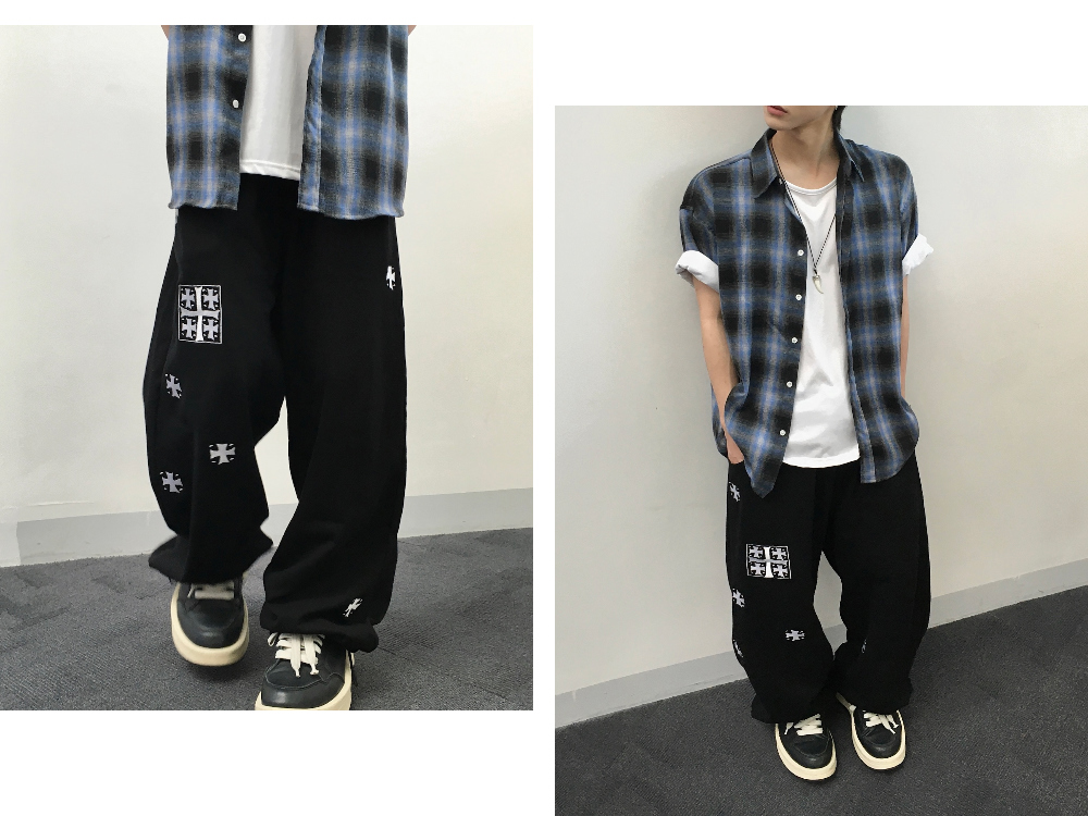 바지 모델 착용 이미지-S1L12