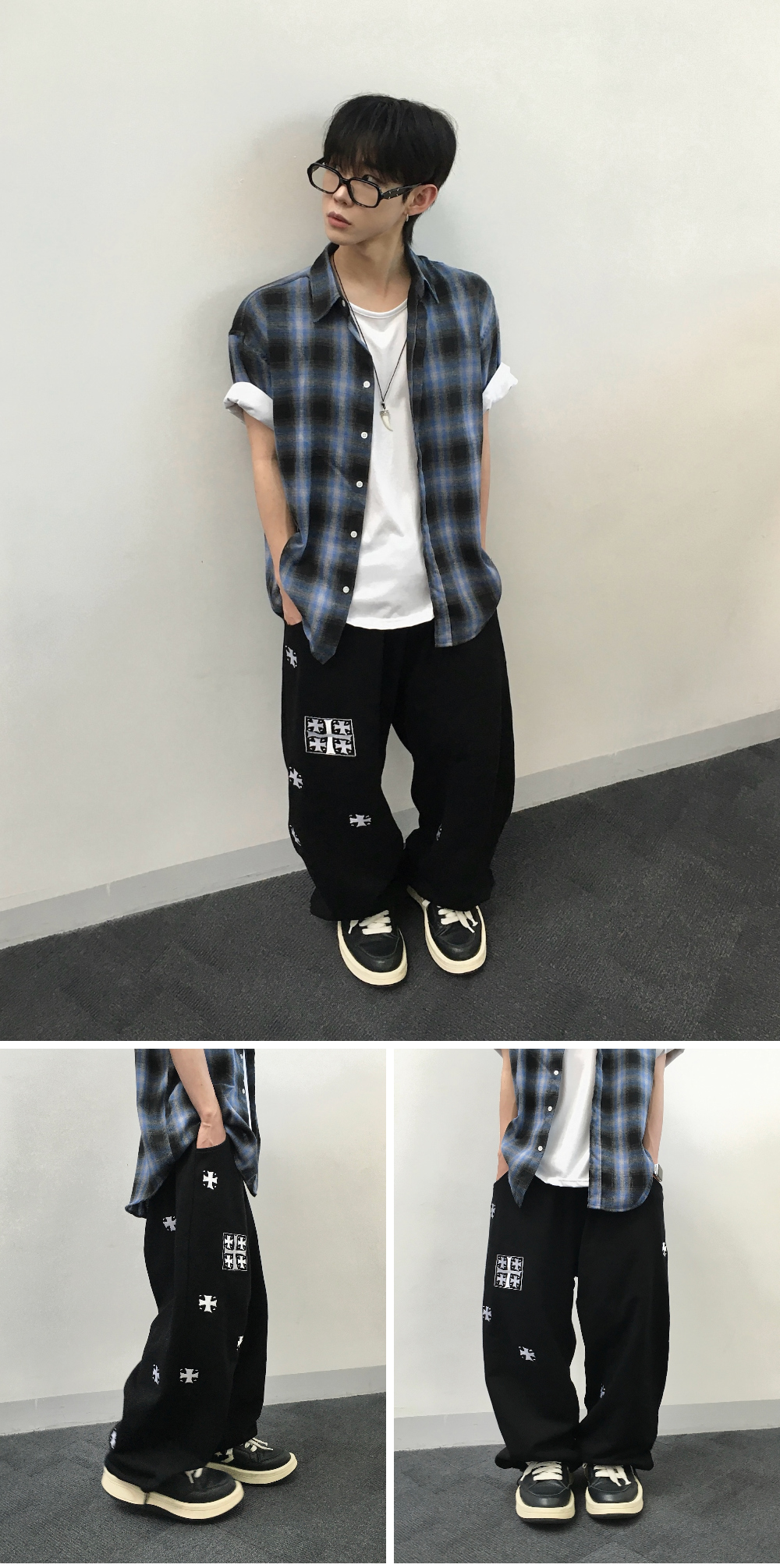 바지 모델 착용 이미지-S1L8