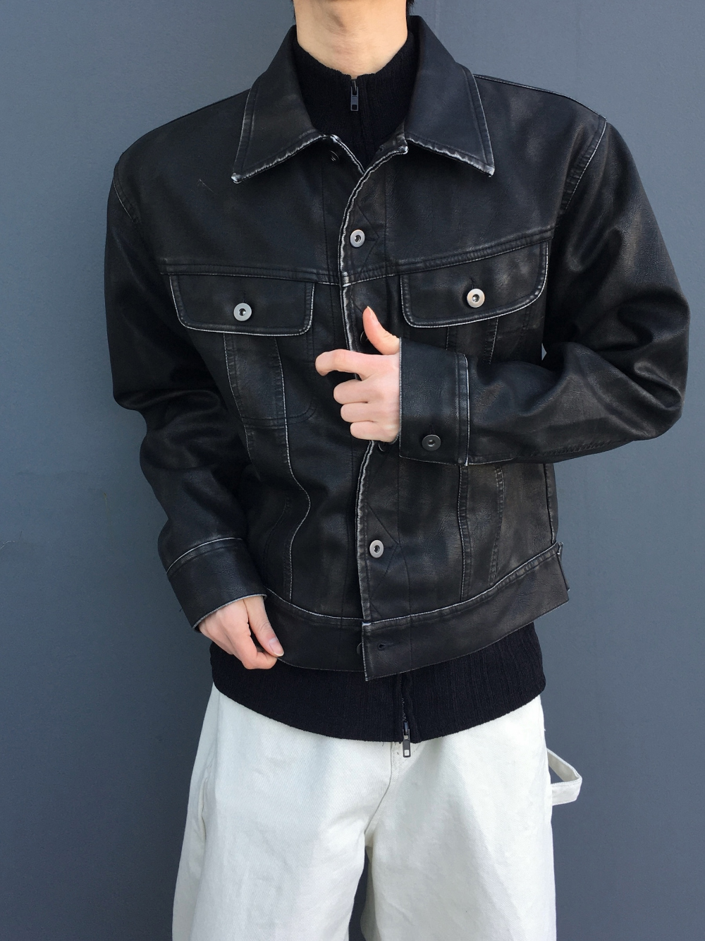 夾克模特兒穿著圖片 - S3L18